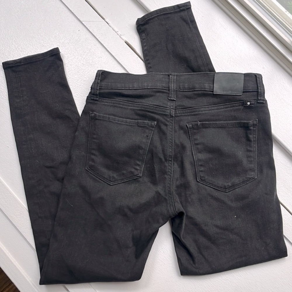 π Lucky Brand 'Brooke' Legging β’ Dark Black Wash Skinny Stretch Jeans β’ Sz 6/28 - Picture 1 of 12